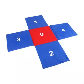 Детский батут для групповых занятий, игровой коврик в форме креста для детей, образовательный Oxford Cloth