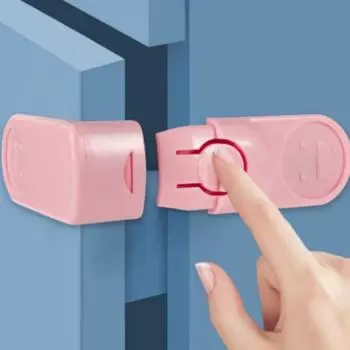 Детский безопасный замок для ящика, детские замки для ящиков шкафа, защита от защемления, защита дома, пластиковая пряжка для шкафчика белый