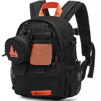 Детский большой рюкзак водонепроницаемый S черный [shukiku] рюкзак, рюкзак, рюкзак, вместимость, ткань, легкий, многофункциональный рюкзак, студенты, чёрный