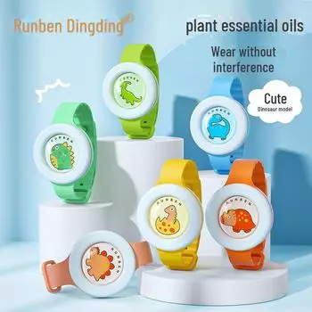 Детский браслет от комаров Runben — портативная защита от комаров на открытом воздухе с эфирными маслами plant essential oil watch