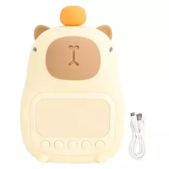 Детский будильник, ночник, интегрированный, милый, капибара, часы, затемняющий, ночник для спальни