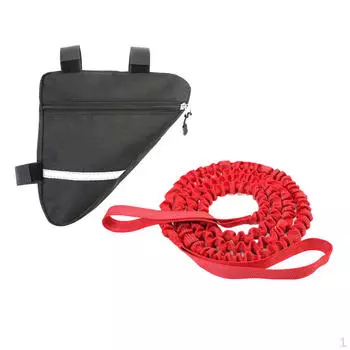 Детский буксировочный трос, шнур тянется сзади, совместим с горными велосипедами, для больших семейных поездок красный