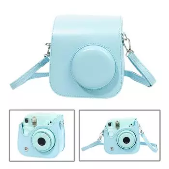 Детский чехол для пленочной камеры, сумка для хранения камеры с плечевыми ремнями, чехол из искусственной кожи