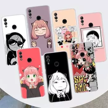 Детский чехол SPYFAMILY Anya для Huawei Y5 Y6 Y7 Y9S P Smart Z 2021 2019 Honor 10 Lite 9 20 9X 8S 8X 8A Pro 20i Coque Huawei Y5 2019