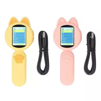 Детский цифровой увеличитель с экраном 2 дюйма, разрешением 1 МП и 4-кратным увеличением, портативный электронный микроскоп с Pink