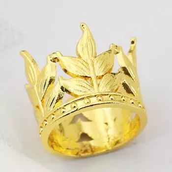 Детский день рождения торт украшение корона мини листовидная корона сплав ювелирные изделия круглая повязка на голову аксессуары для волос