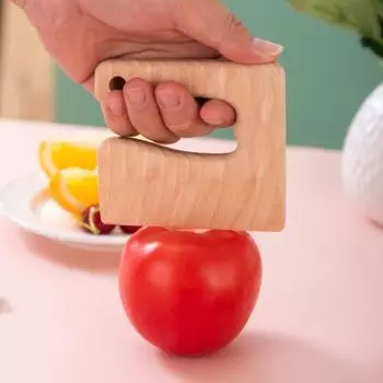 Детский деревянный нож, безопасный для детей, овощерезка, обучающая игрушка для приготовления пищи, ролевые игры, резак для малышей, нарезка и приготовление овощей и фруктов