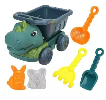 Детский динозавр инженерный автомобиль лопата пляжный игрушечный набор открытый плескание песка