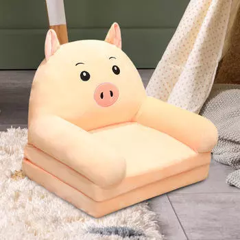 Детский диван для малышей, мебель 2 в 1 для детей, складной стул для гостиной Pig 2 Layer