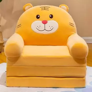 Детский диван, одиночная мультяшная подушка для детского сиденья, дивана зелёный