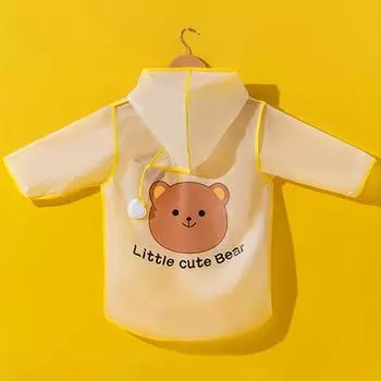 Детский дождевик Детская куртка-дождевик EVA с капюшоном дождевик водонепроницаемый ветрозащитный для девочек мальчиков малышей M