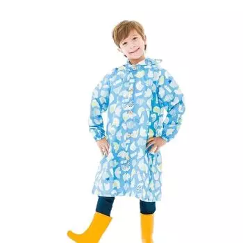 Детский дождевик Ogawa 120 см Kookahippo Seagull В комплект входит светоотражающая лента, сумка для хранения рюкзака, регулируемая по размеру, которую можно носить поверх