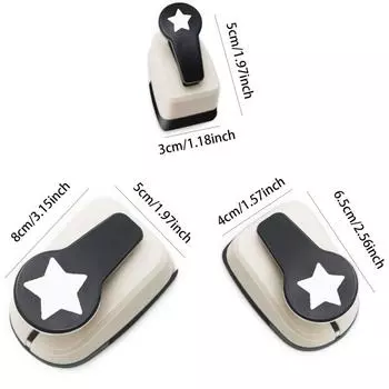 Детский дырокол в форме звезды для рукоделия, дырокол для скрапбукинга, резак для бумаги, дырокол для скрапбукинга, дырокол для тиснения