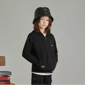 Детский джемпер с капюшоном и застежкой-молнией Hedges Mason Hsf13jd18m Bk Black/120