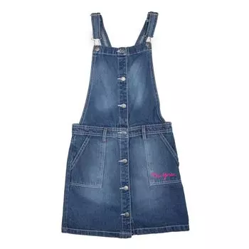 Детский джинсовый комбинезон с карманами CHEVIGNON 4 ans синий