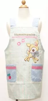 Детский фартук с аппликацией Humming Mint 110 см Sanrio зеленый H-образный 45823g-110 зелёный