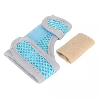 Детский фиксатор большого пальца левой руки, стабилизатор большого пальца и запястья, коррекция сустава, защита, поддержка, бандаж с пальцем M(for 4-6.5kg)