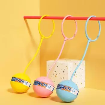 Детский флеш-прыжковый мяч для продвижения артефакта фитнеса одной ногой, качающийся мяч для ног, новый детский сад, тренировка чувств розовый