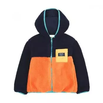 Детский флисовый джемпер с капюшоном Hedges Kids Huf12jp06m Nv 100