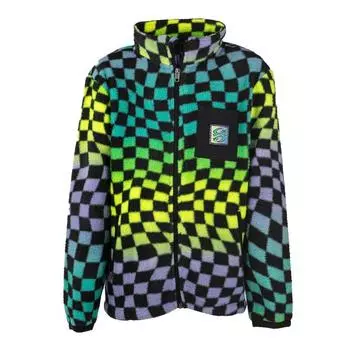 Детский флисовый жилет в красочную клетку QUIKSILVER