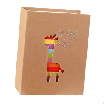 Детский фотоальбом для воспоминаний о путешествиях и особых случаях Foot Pattern