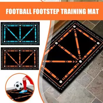 Детский футбольный коврик Футбольный степ-тренировочный коврик Нескользящий футбольный коврик Тренировочный One Size