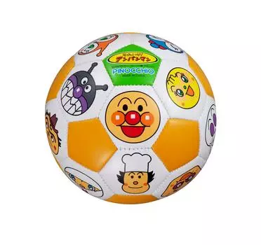 Детский футбольный мяч Anpanman оранжевый