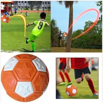 Детский футбольный мяч с изогнутым и поворотным футбольным мячом, звездный узор, прочная и толстая запутывающая строчка, износостойкая для футбольного тренировочного матча Football