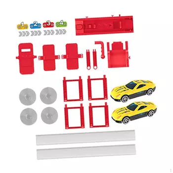 Детский гоночный комплект с легкосплавными машинками для творческой игры 1 track