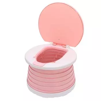 Детский горшок для путешествий, складной детский портативный туалет для обучения навыкам горшка для путешествий, в помещении и на открытом воздухе