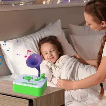 Детский граммофон с 93 карточками для раннего образования детей, история фонографа, музыкальный проигрыватель