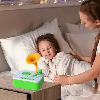 Детский граммофон с 93 карточками для раннего образования детей, история фонографа, музыкальный проигрыватель