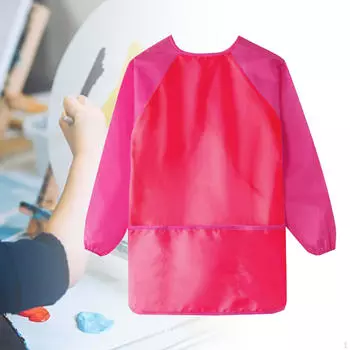 Детский художественный халат, детский фартук, краска для рисования художника для детского сада A