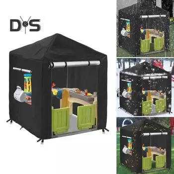 Детский игровой домик с молниями, водонепроницаемый, устойчивый к ультрафиолетовому излучению, солнцезащитный чехол для уличного игрового домика B