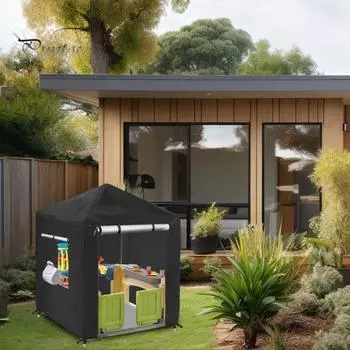 Детский игровой домик с молниями, водонепроницаемый, устойчивый к ультрафиолетовому излучению, солнцезащитный чехол для уличного игрового домика B