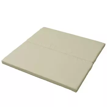 Детский игровой коврик 90 x 90 см, толщина 5 см, квадратный складной коврик, готовый продукт, цвет слоновой кости [Yamazen] IRM-9090F2C(IV)
