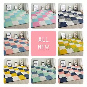 Детский игровой коврик, детский матрас, 6 предметов, игровой коврик-головоломка из пены EVA, спортивный напольный коврик, детский коврик, игровой коврик для скалолазания