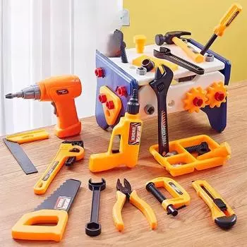 Детский игрушечный набор инструментов для ремонта, сборки и разборки 40pcs