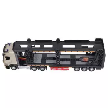 Детский игрушечный транспортный автомобиль, двухслойный игрушечный грузовик, игрушечный транспорт с подсветкой и музыкой для мальчиков