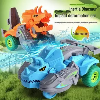Детский инерционный автомобиль с динозавром и когтями для мальчиков