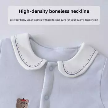 Детский комбинезон Bear Bichon с подкладкой - осенне-зимний комплект для новорожденных из хлопка, 120 г, одежда для скалолазания. 90 cm розовый