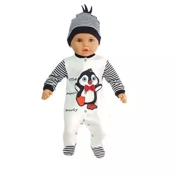 Детский комбинезон Cute Penguin Beret