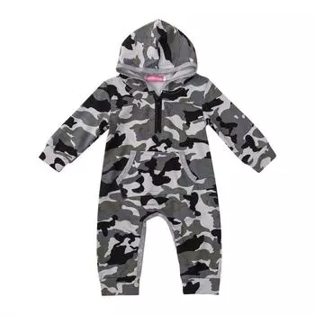 Детский комбинезон для новорожденных мальчиков и девочек, хлопковый комбинезон, одежда, наряд 0-6m