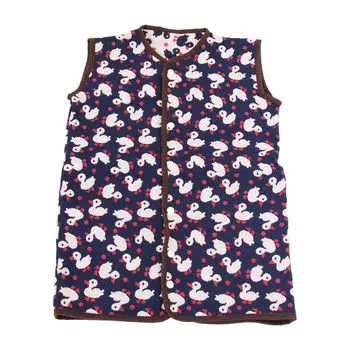 Детский комбинезон для сна из марли, сделанный в Японии, 2WAY, утка [Hiorie], 5 слоев