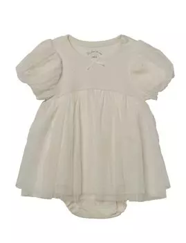 Детский комбинезон со звездами из тюля PBCO241430 OWHT 70 [мороженое пике]