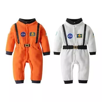 Детский комбинезон в стиле скафандра с длинными рукавами для мальчиков 80