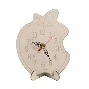 Детский комплект материалов для часов «сделай сам», образовательный комплект в форме фруктов для детского сада, обучения для мальчиков и девочек, время обучения, научная опора, настольные деревянные игрушечные часы