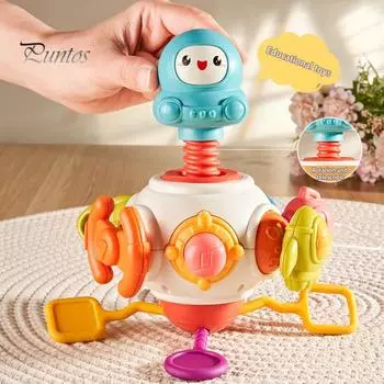 Детский космический корабль, занятой куб, игрушка, разблокировка, обучение, развитие мелкой моторики, сенсорная деятельность, развивающая доска, игрушка для малышей, мальчиков и девочек, подарок разноцветный