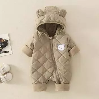Детский космический костюм с начесом, подарок, детские набивки, уход за новорожденным, 100 дней, размер 100 дней, 66, лучшая детская одежда в Корее
