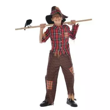 Детский костюм чучела на Хэллоуин для мальчиков, карнавальные костюмы для мальчиков S
